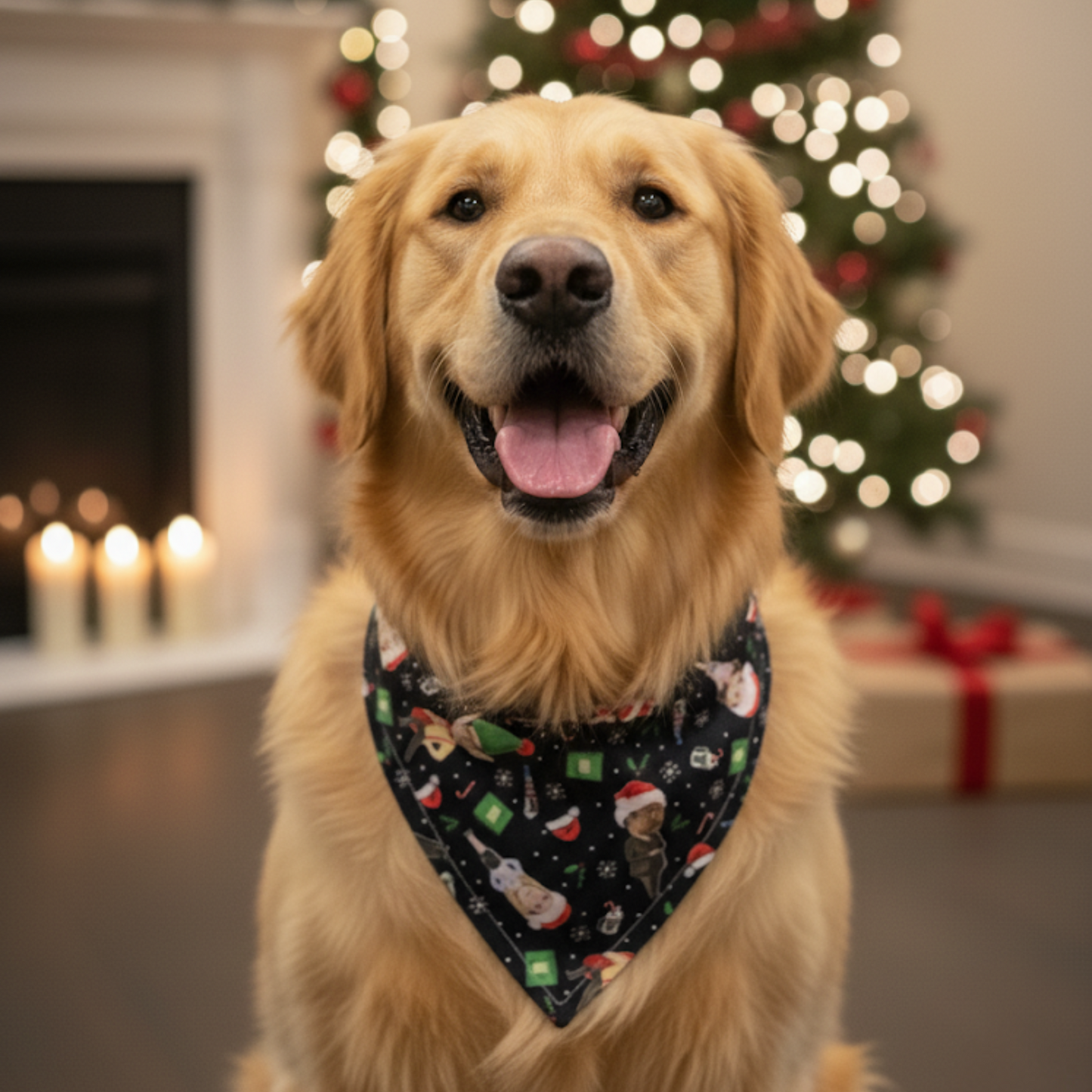 Dog Bandana - The Office Christmas