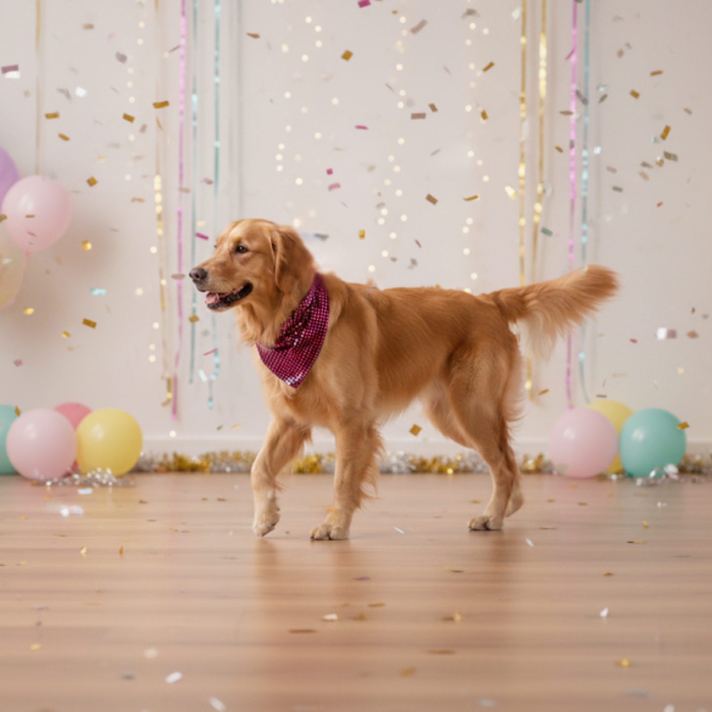 Dog Bandana - Ruby Glow