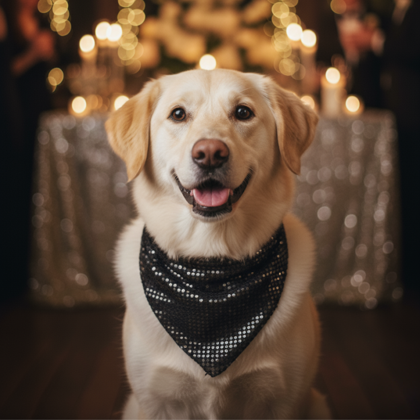 Dog Bandana - Disco Noir