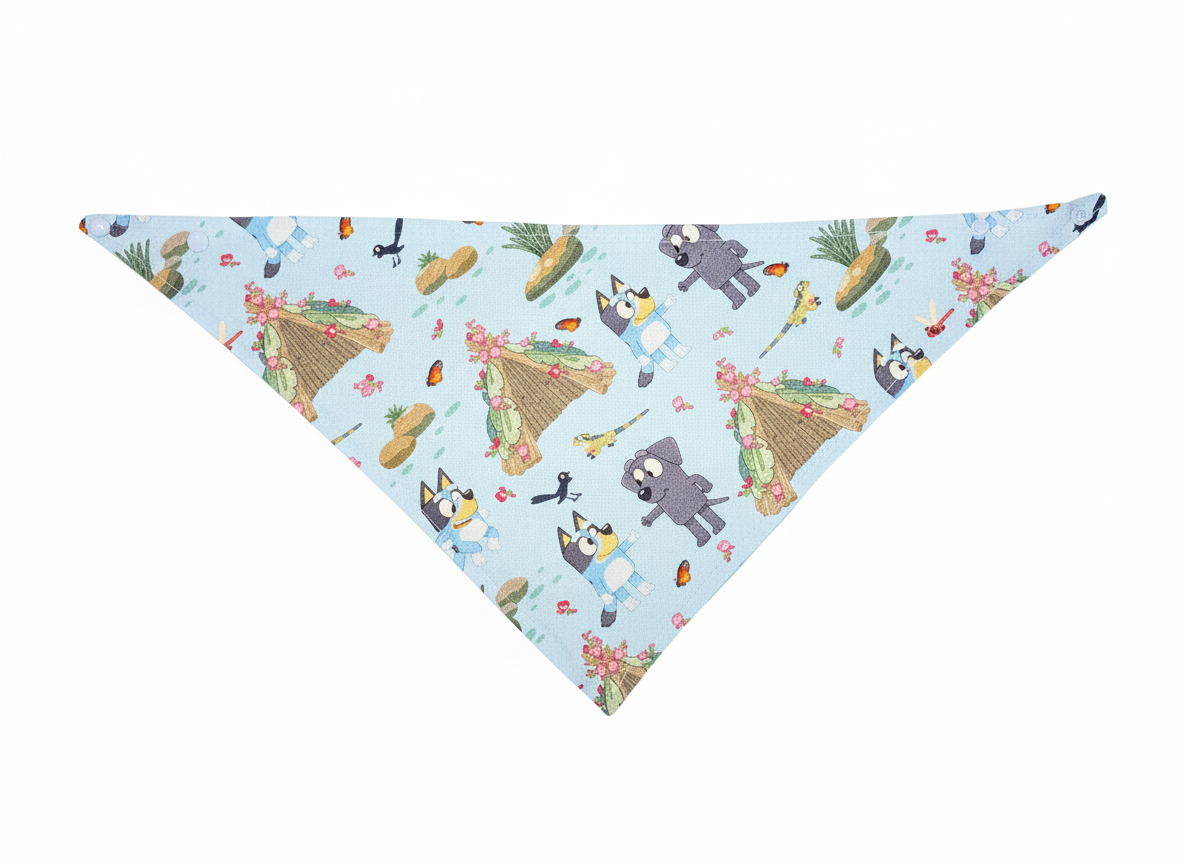 Dog Bandana - Bluey & Jean Luc
