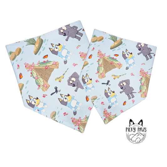 Dog Bandana - Bluey & Jean Luc