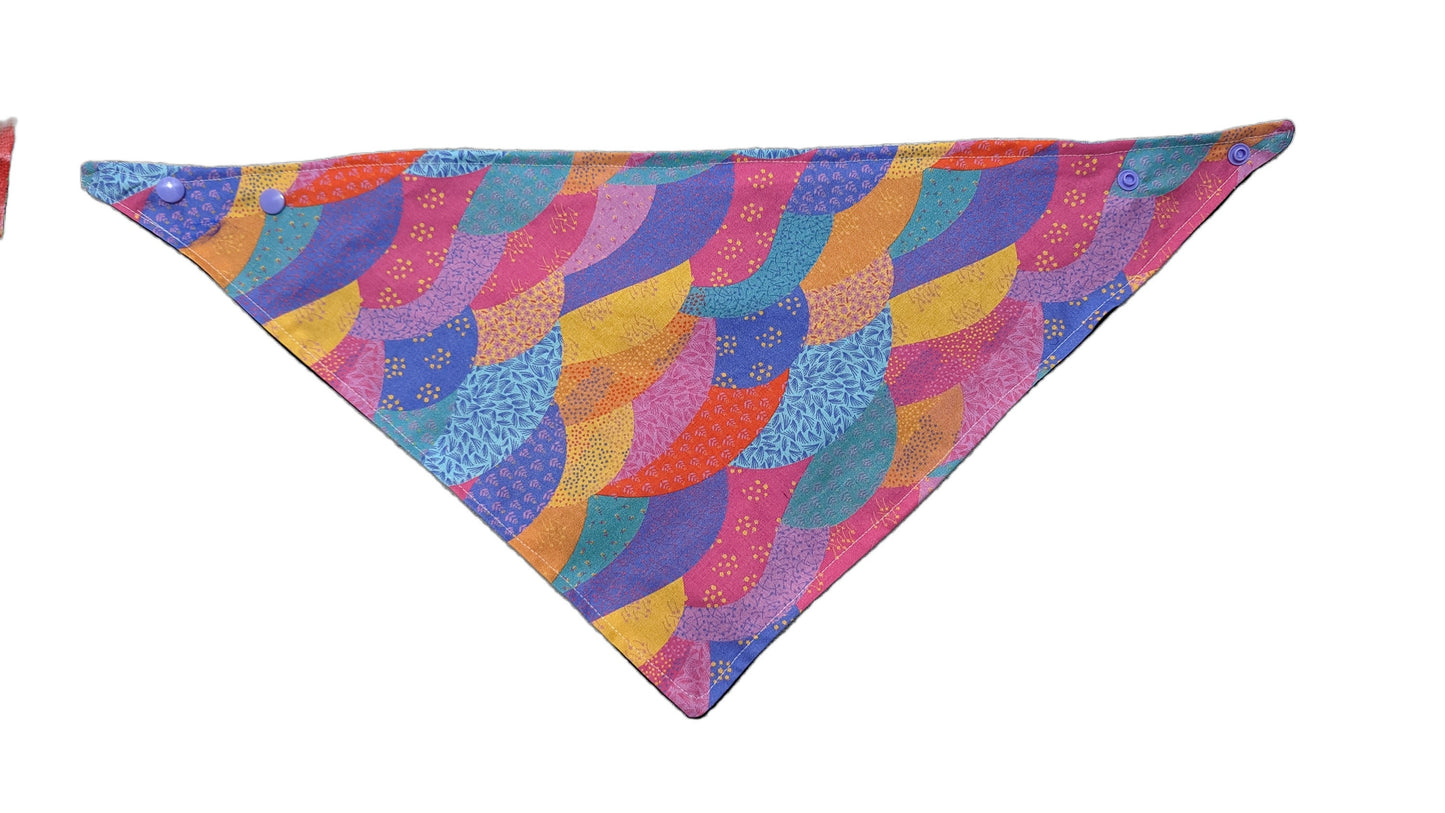 Dog Bandana - Colourful Hills