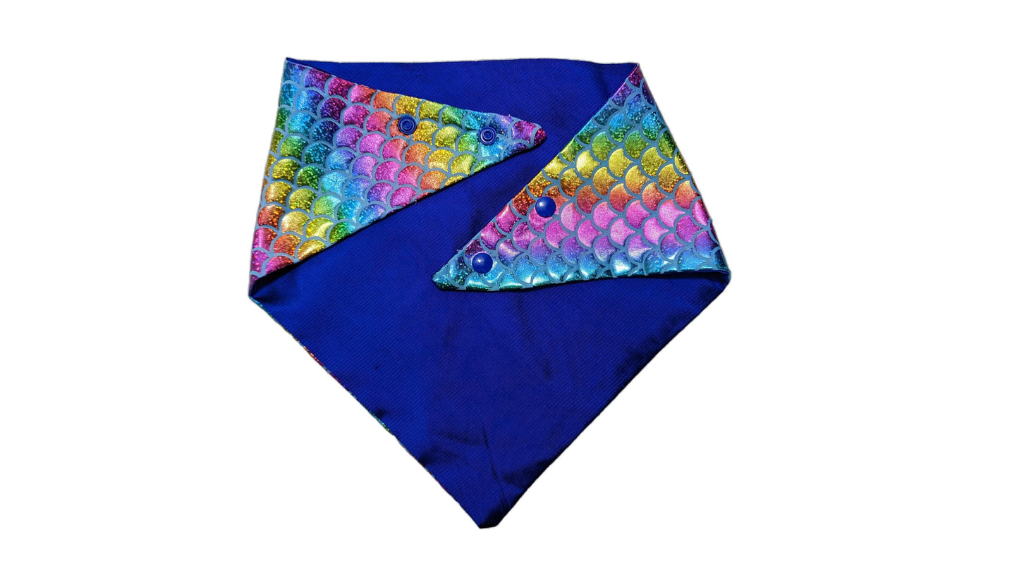 Dog Bandana - Blue Mermaid