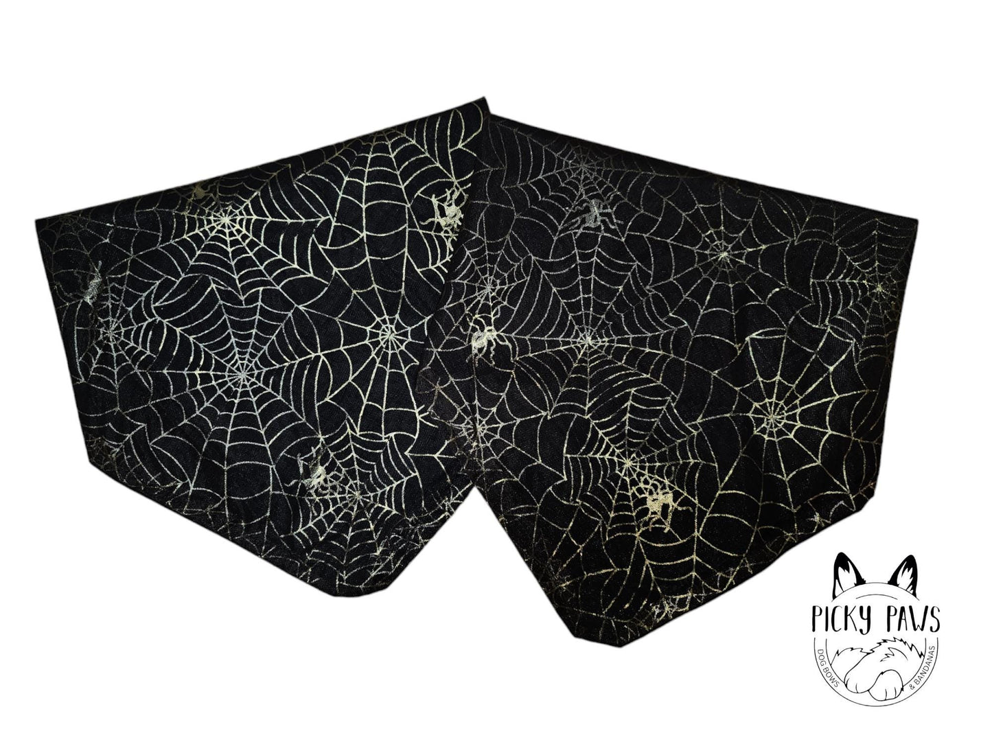 Dog Bandana - Halloween Spiderwebs