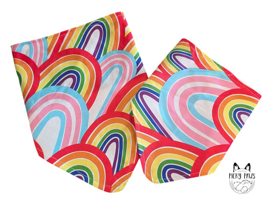 Dog Bandana - Rainbows