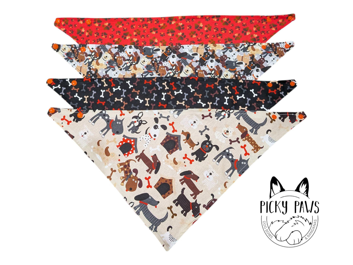 Dog Bandana - Pups & Bones