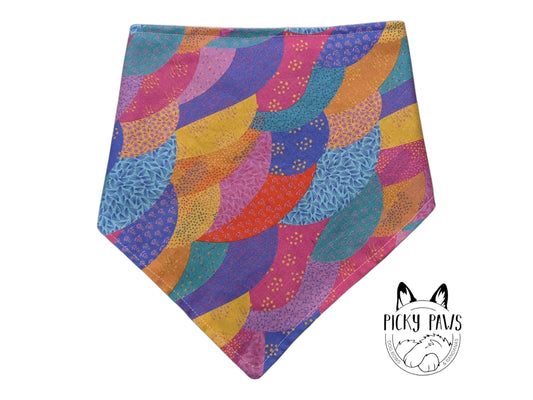 Dog Bandana - Colourful Hills
