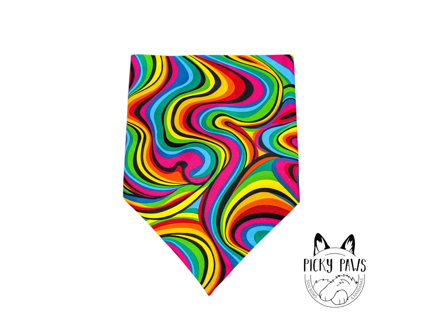 Dog Bandana - Psychedelic