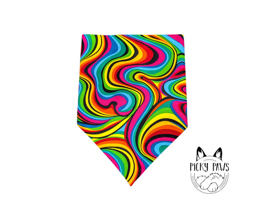 Dog Bandana - Psychedelic