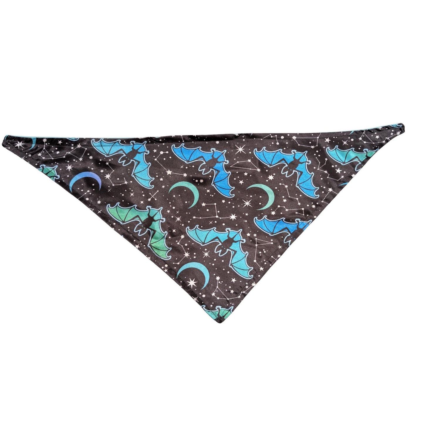 Dog Bandana - Blue Halloween Bats